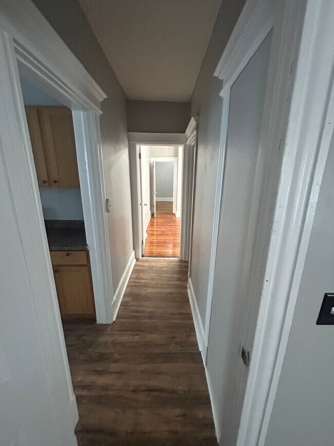 Hallway from backroom to bathroom and master room - 40 Sterling St