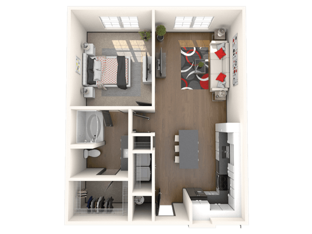 Floorplan - Bluebird Row Apartments