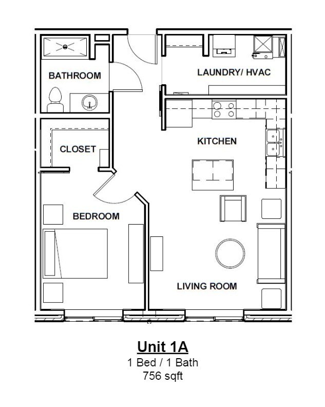 Floorplan - 501 Brady New