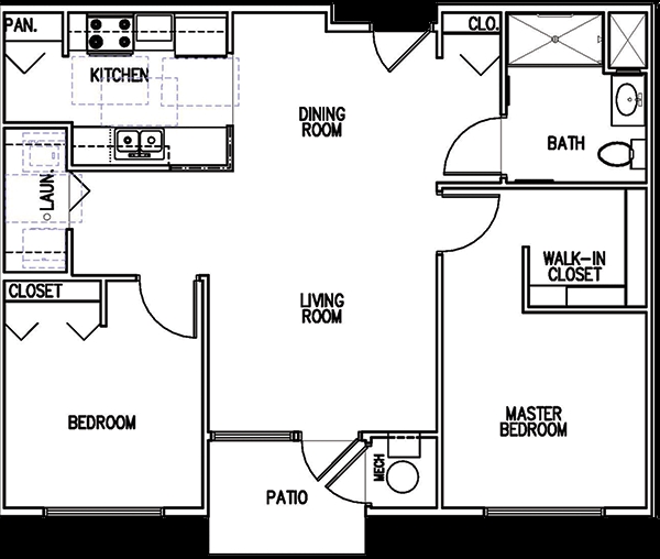 2BR/1BA - Williston Senior Apartment Homes