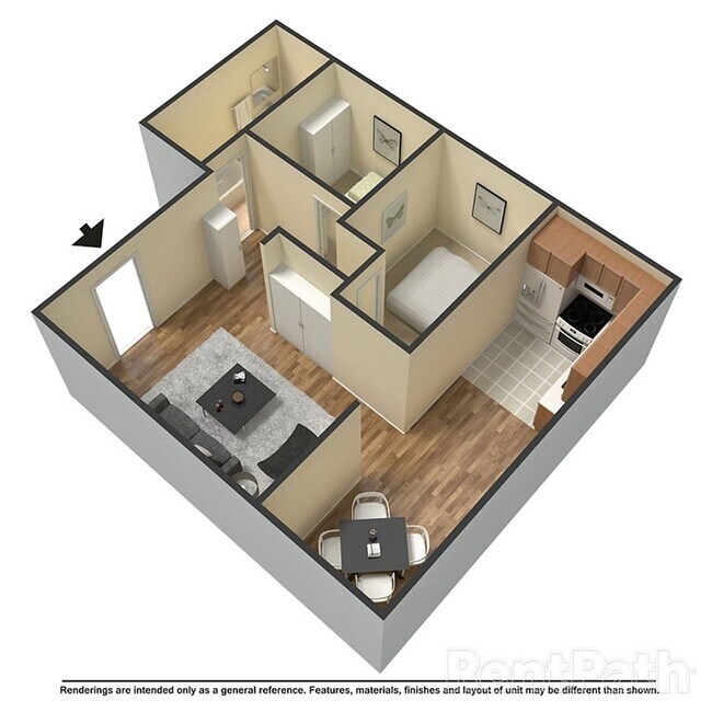 Building Photo - 840 SqFt 2 Bedroom Apartment