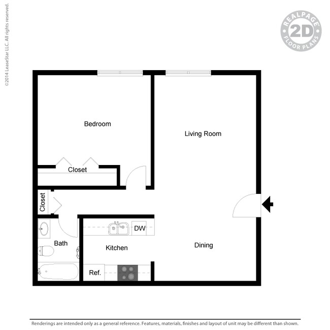 Floorplan - Gaslight Apartments