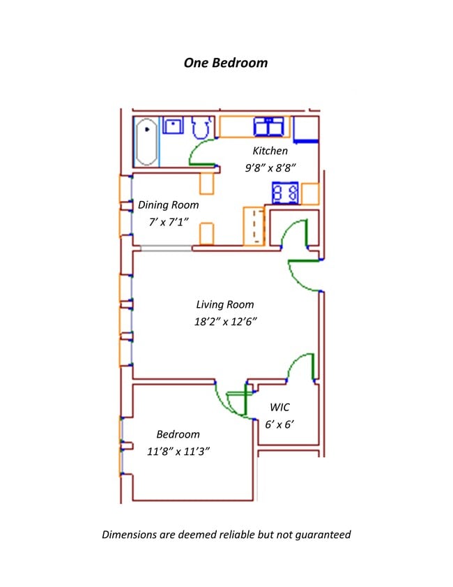 West 1 BR/1BA - Clemar Apartments