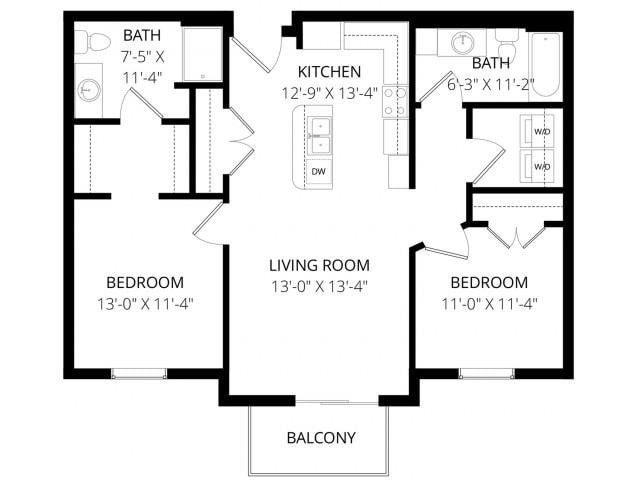 Floorplan - Club at Heritage 1