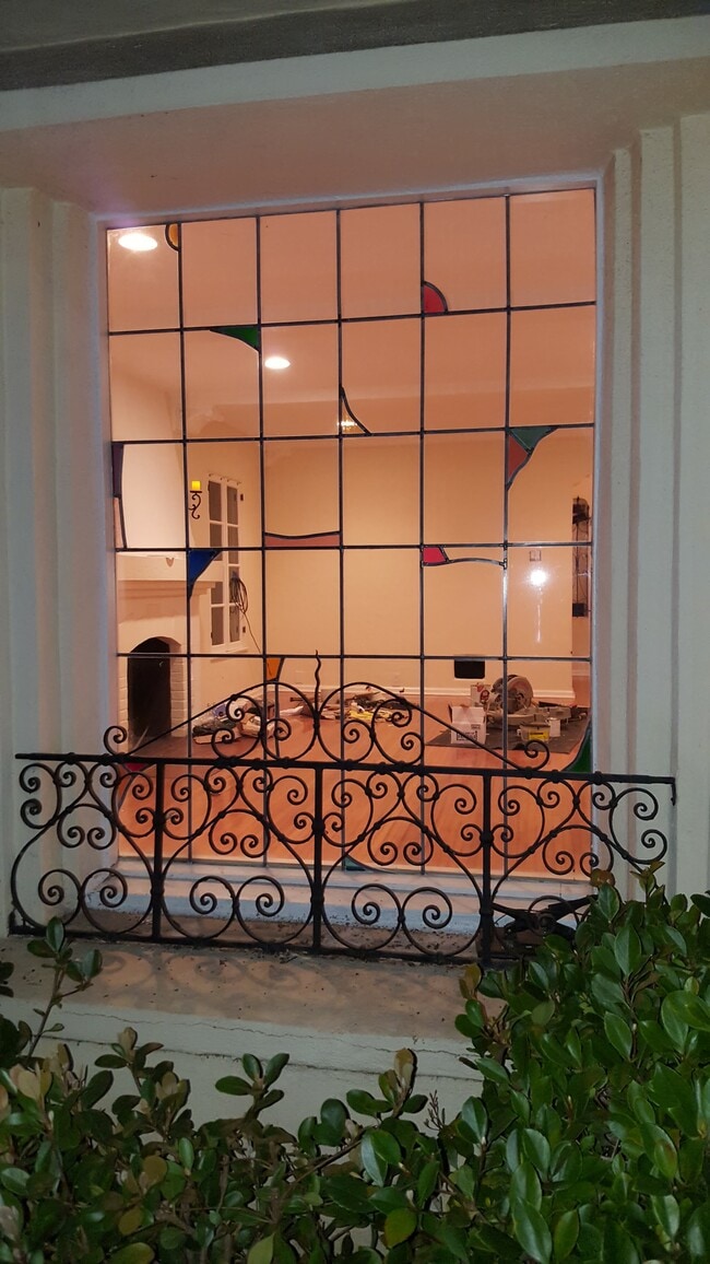 Example of Original Exterior Ironwork - 1103 S Crescent Heights Blvd