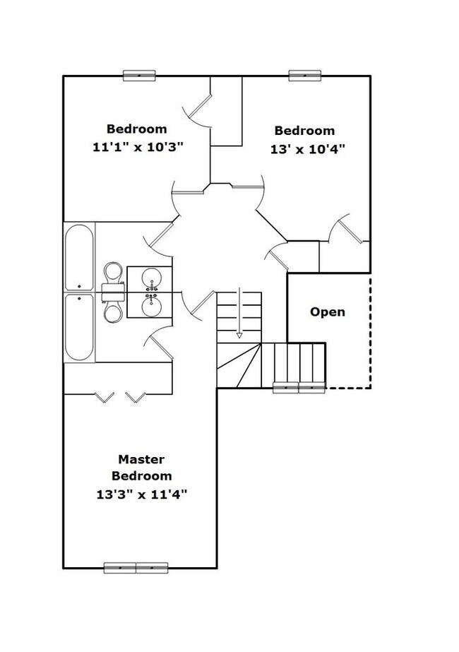 Second floor - 304 Windwood Ct