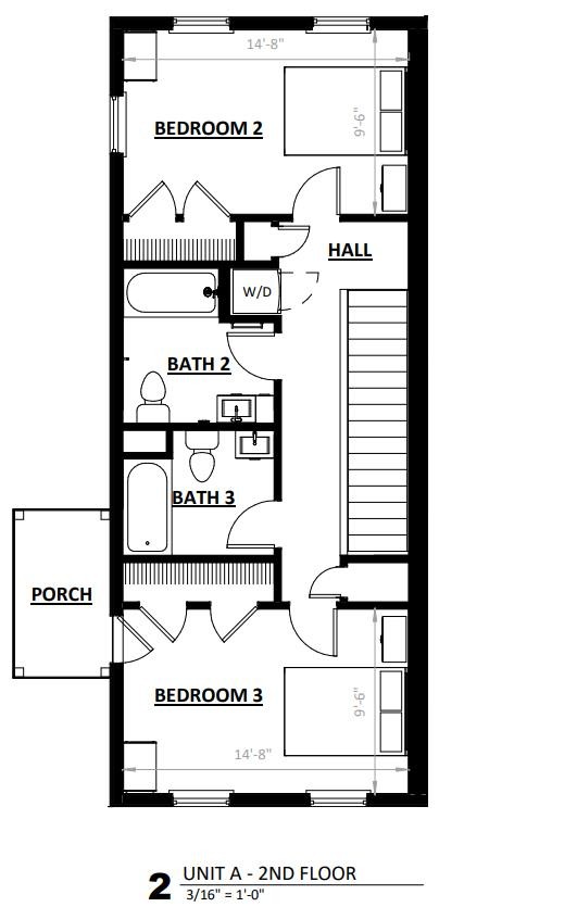 Floorplan - Ivy Ridge Townhomes