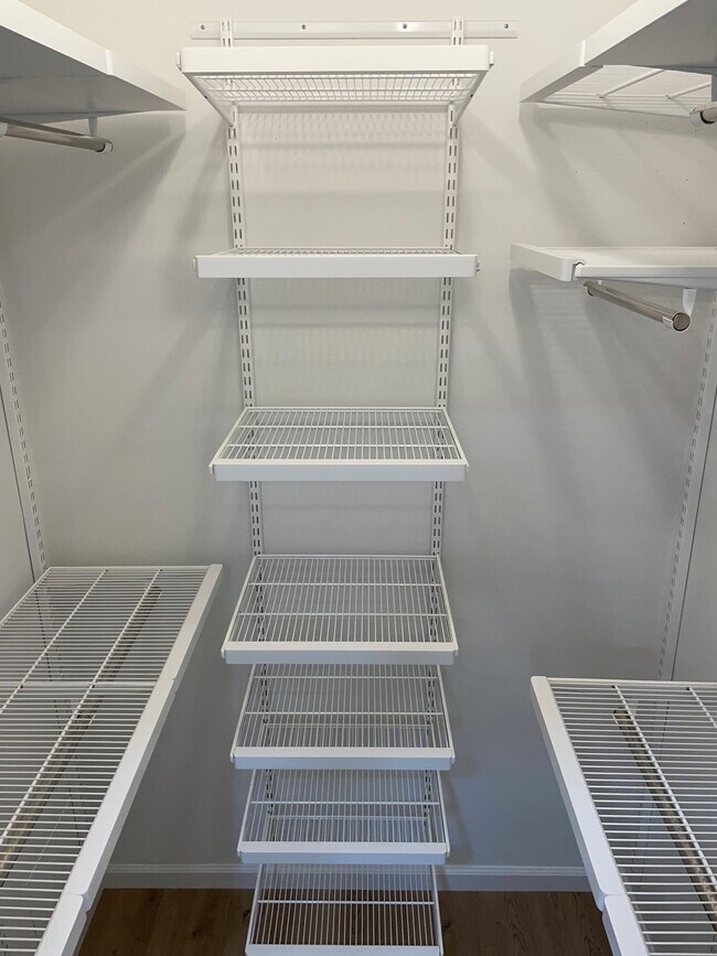 Closet with new Elfa® closet system - 11025 Kittridge St
