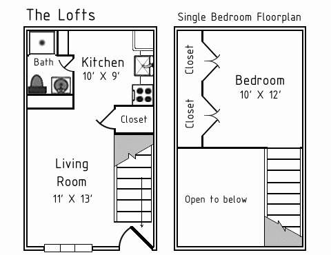 1BR/1BA - Hawthorne Lofts South