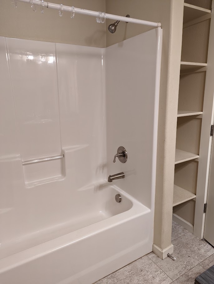 Main bath- lots of storage - 713 E Main St