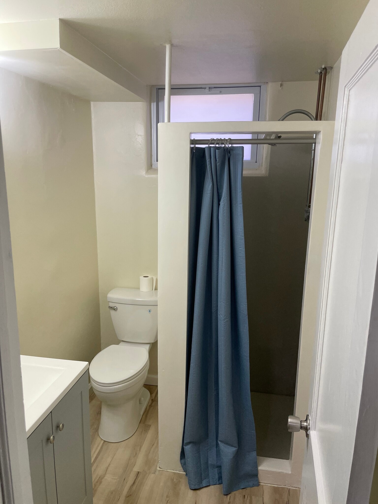 basement bathroom - 108 W 17th St