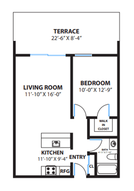 Floorplan - The Morgan Apartments