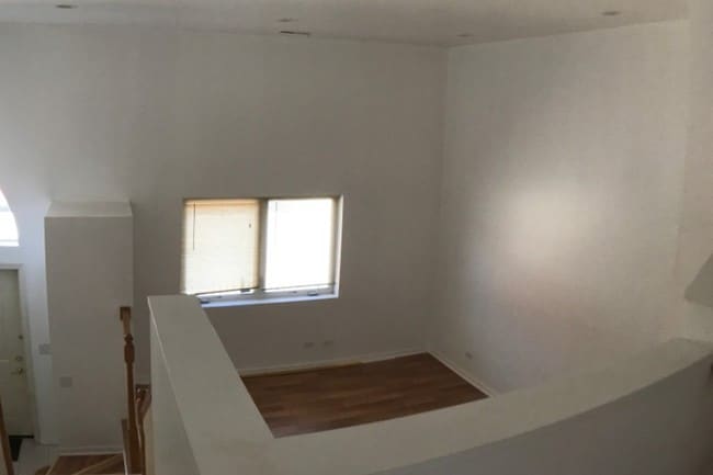 view of living room from kitchen area - 2037 W 35th St