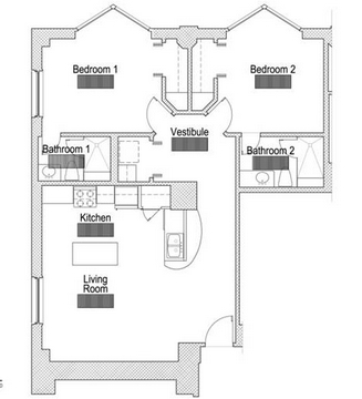 2BR/2BR - Historic Medical Arts Building