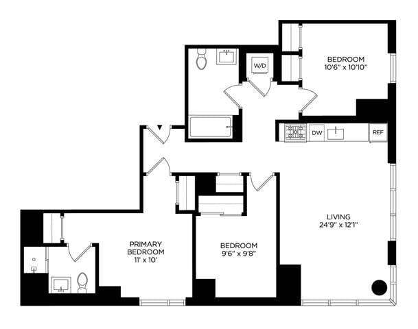 Floorplan - Lincoln at Bankside