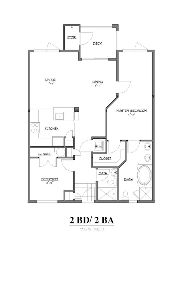 Floorplan - Crossroads on Crosby