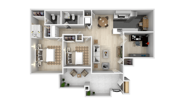 Floorplan - The Resort at Encinitas Luxury Apartment Homes