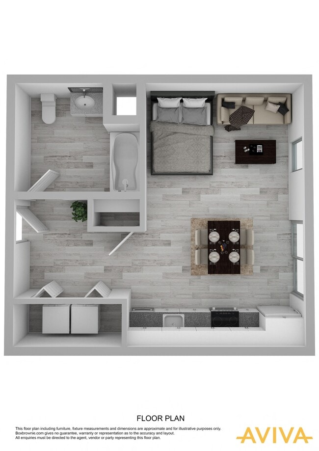 Floorplan - AVIVA Apartments