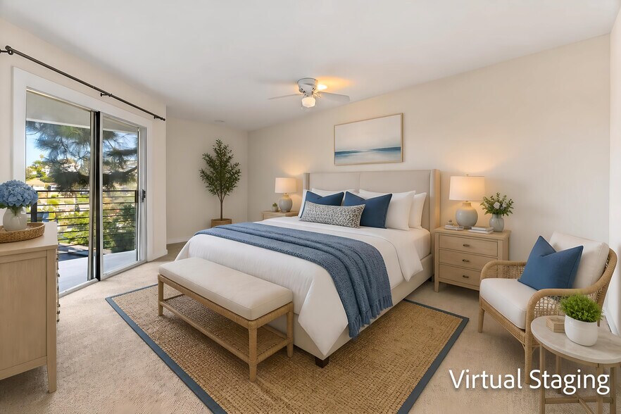 Virtual staged bedroom - 1759 Silverwood Ter