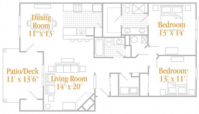 Floorplan - Four Bridges