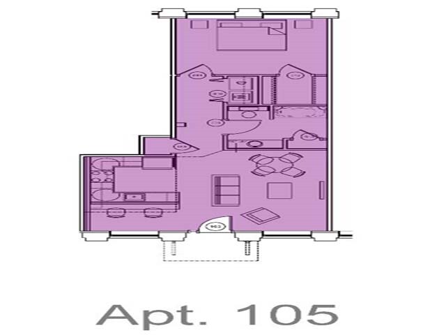 Apartment 105 - Lofts @ 300 Bowman