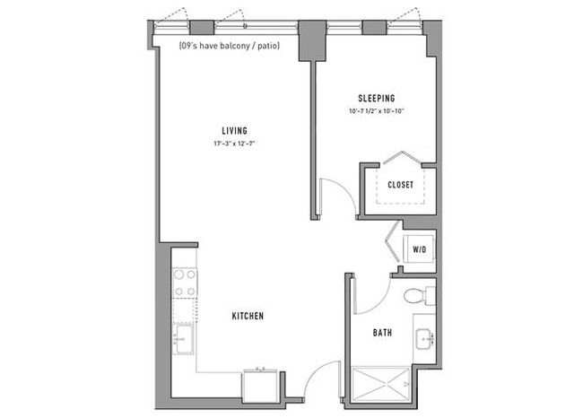 Floorplan - Residences at Addison Clark