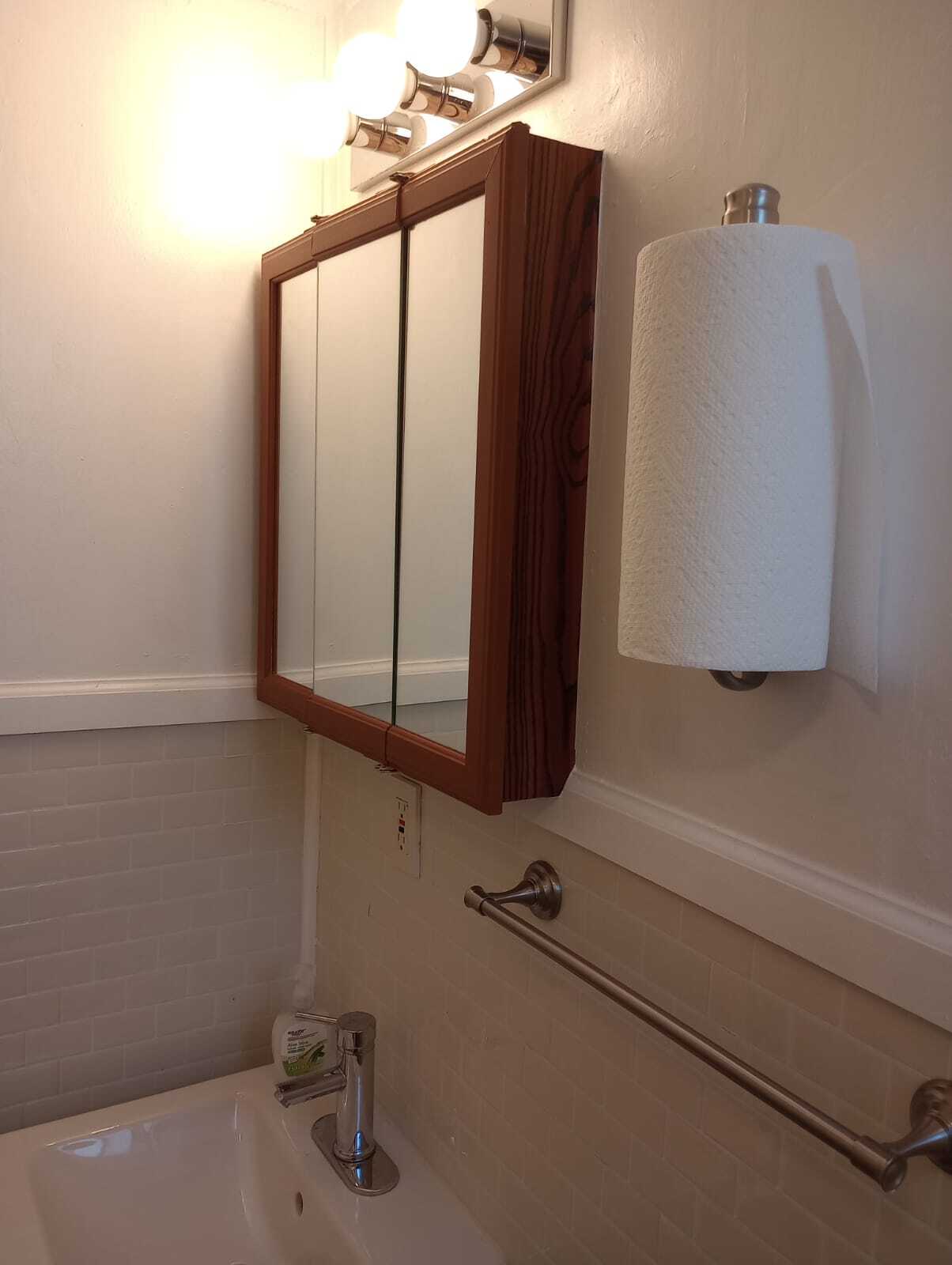 Bathroom mirror and medicine cabinet - 5655 W Ellsworth Ave