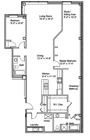 2BR/2BA - One Fifty One First Side