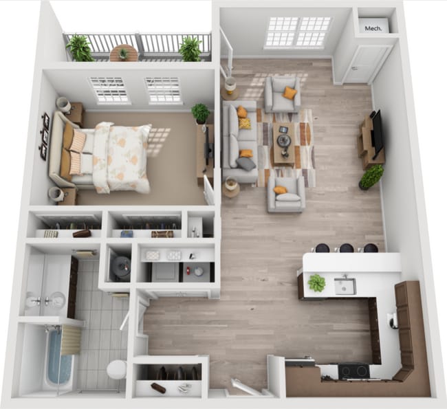 Floorplan - Schuyler Commons