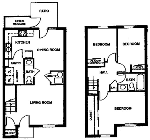 3BR/1.5BA - Raspberry Glen Apartments