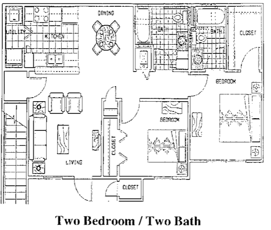 2BR/2BA - Chisholm Trail Crossing Apartments