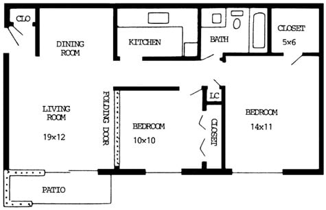 2BR/1BA - Granada Gardens Apartments & Townhomes