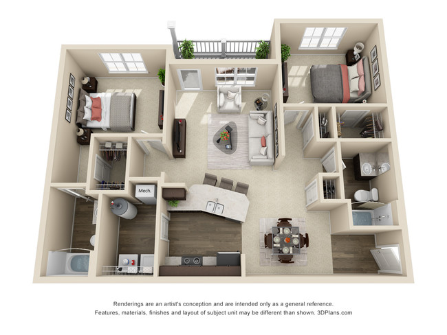 Floorplan - The Wendell