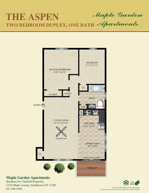 Floorplan - Maple Garden Apartments