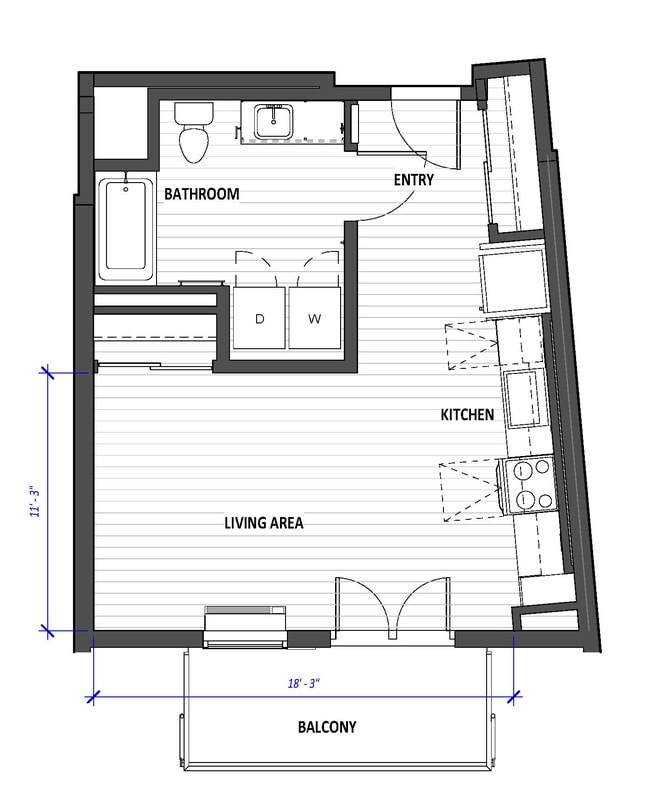 Floorplan - Hyas Point Apartments