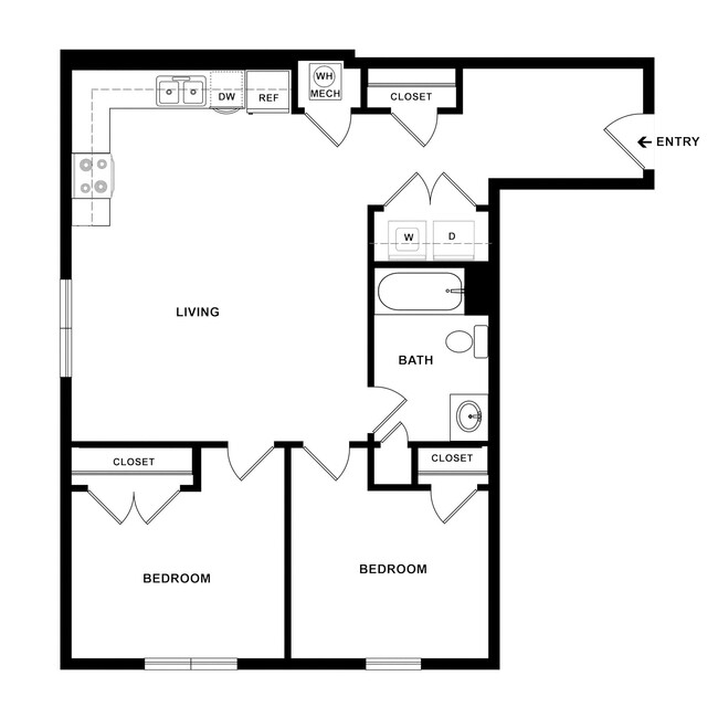 Floorplan - Carpenter Flats