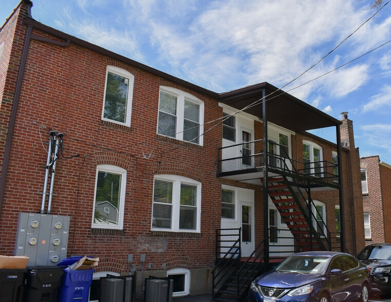 Rear entrance of building - 7505 Pershing Ave