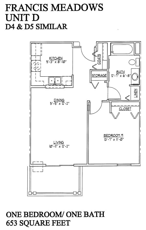D, D4 & D5 - Francis Meadow Senior Apartments