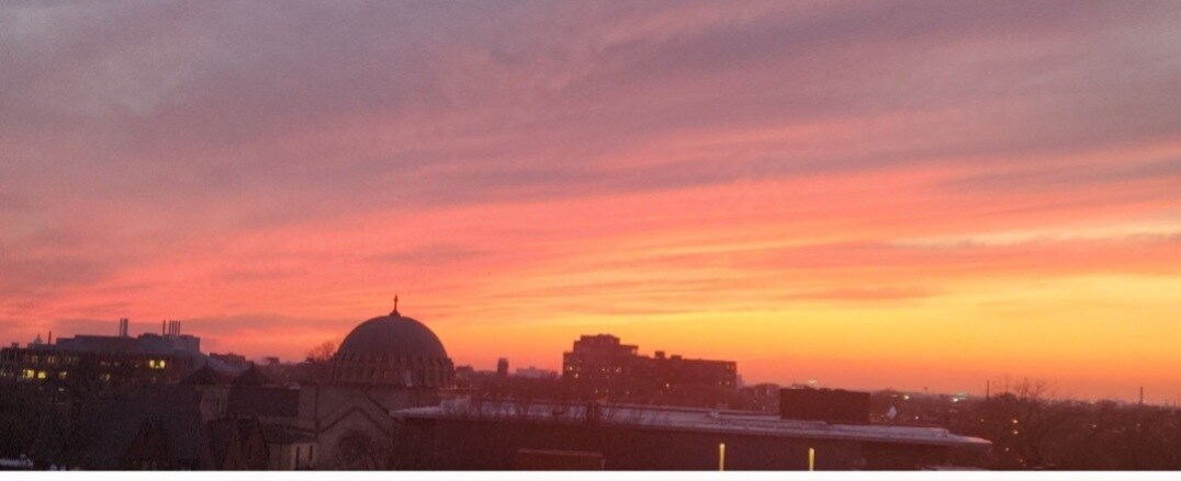 West, sunset view - 607 W Wrightwood Ave