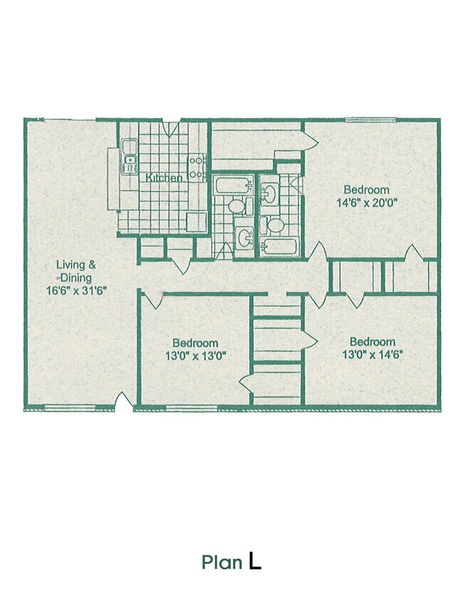 Floorplan - Amherst Apartments