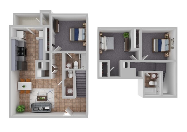 Floorplan - Whispering Sands Townhomes