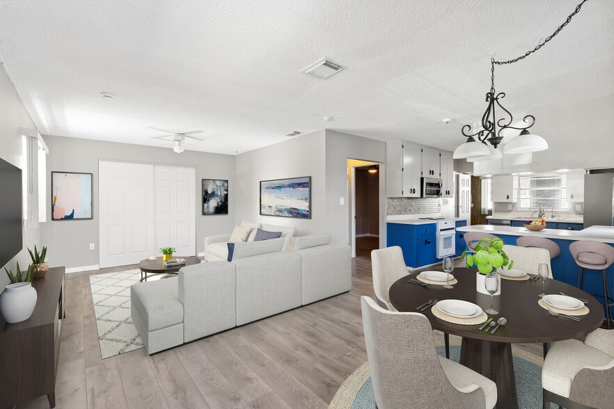 Living Room Staged - 5318 17th St W