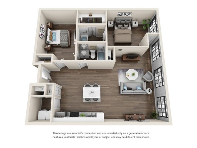Floorplan - Bellevue Mill Apartments