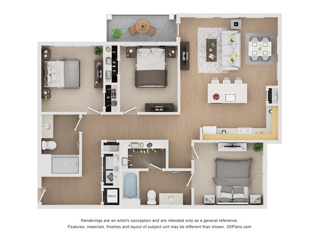 Floorplan - Ridge Road Flats