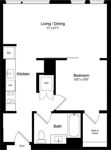 Floorplan - One Henry Adams