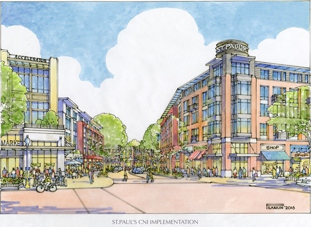 Building Rendering - St. Paul's Transformation Project