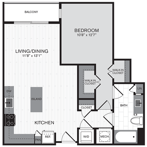 Floorplan - The Parker at Huntington Metro