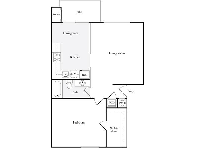 1BR/1BA - Redmond Park Apartments