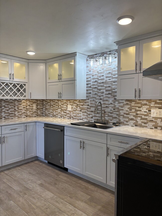 Stainless appliances and delta faucets under cabinet lights - 736 Schoen St