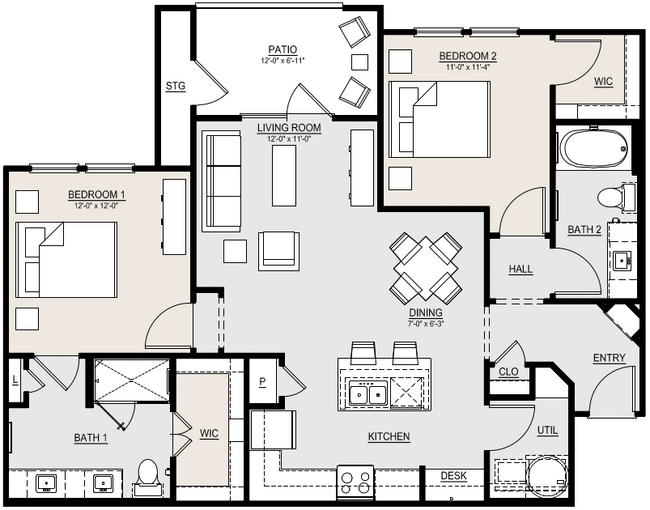 Floorplan - McCarty Commons